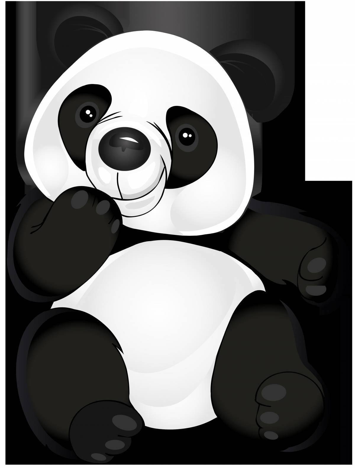 Панда для детей #29