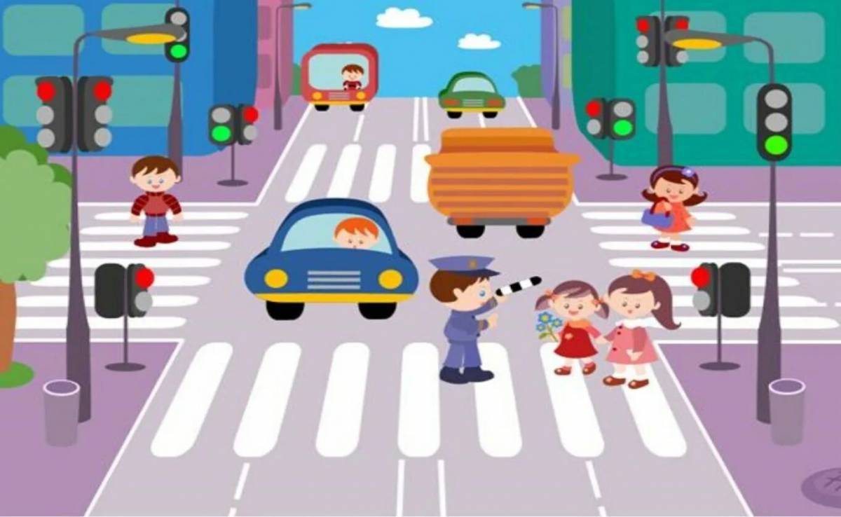 Пешеходный переход для детей #12