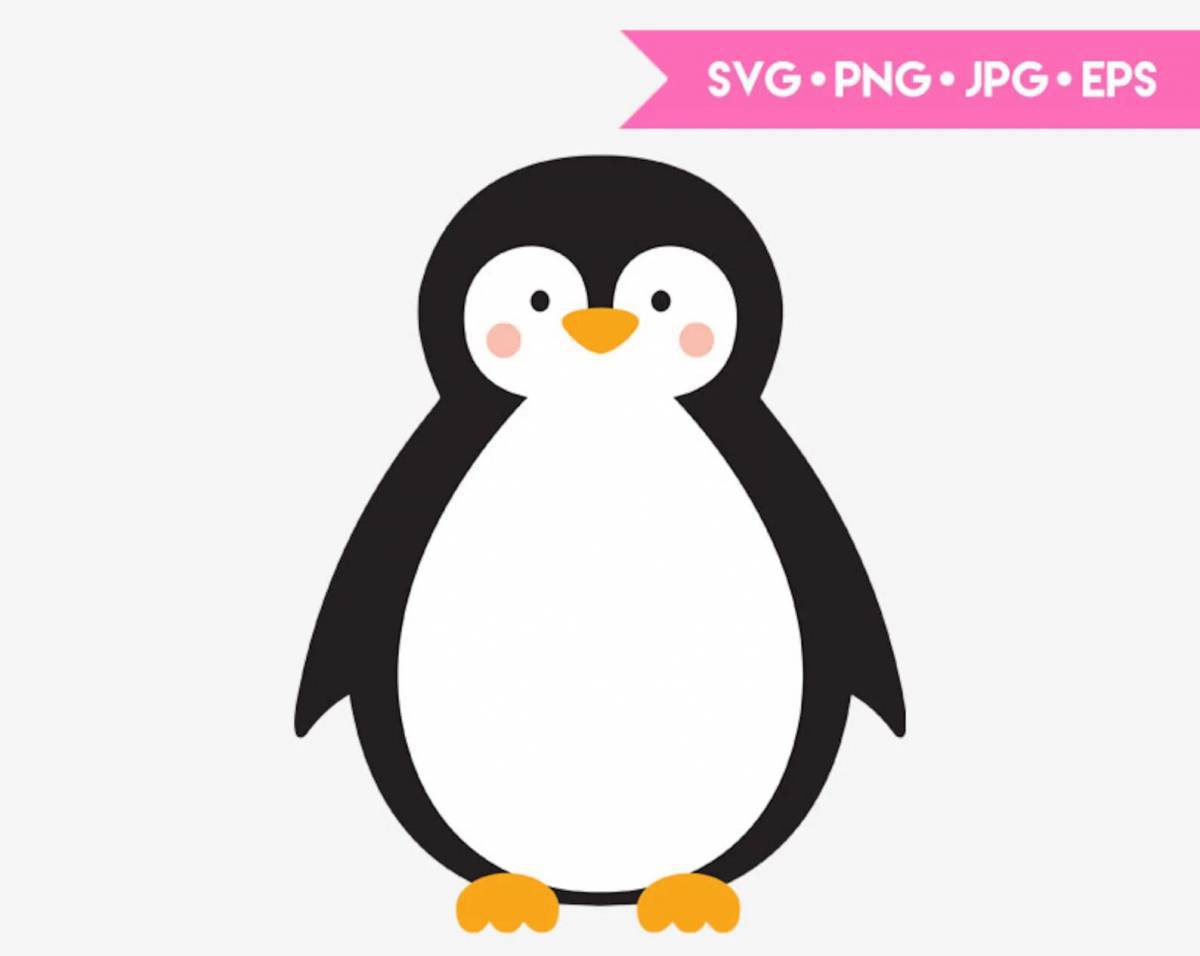 Пингвин для детей 3 4 лет #3