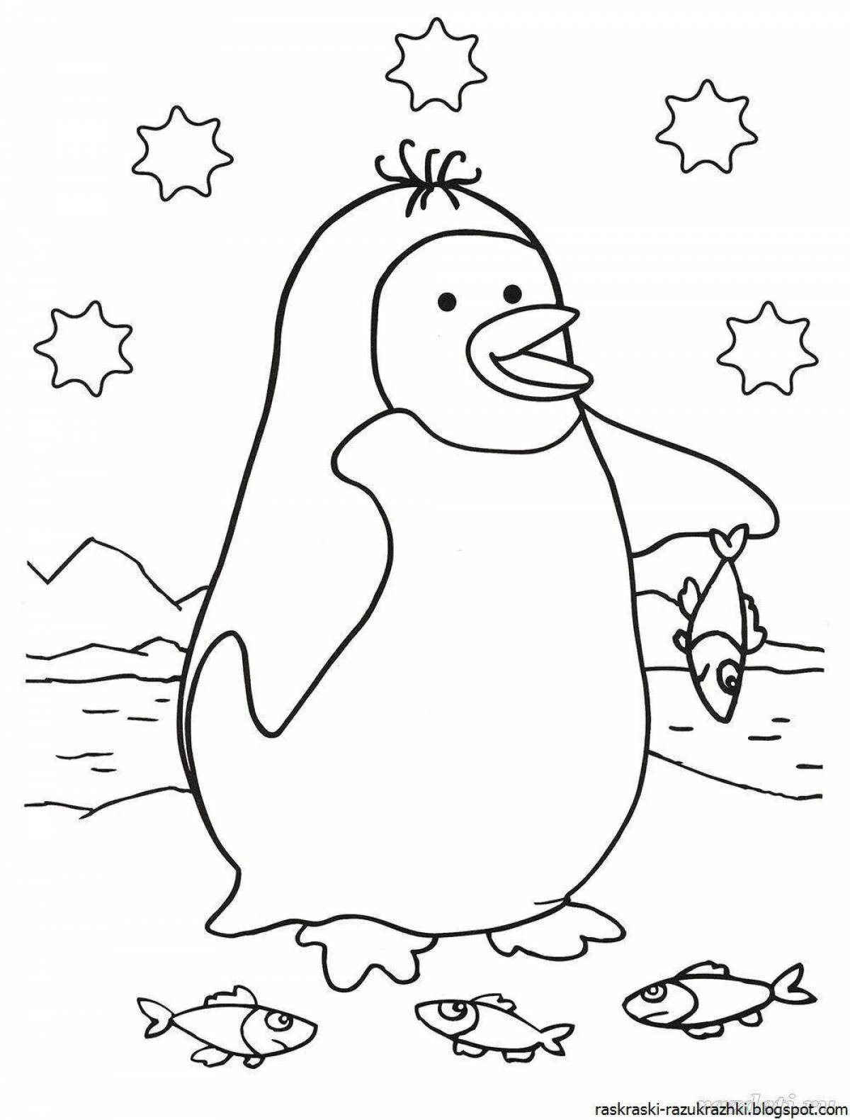 Пингвин для детей 3 4 лет #10