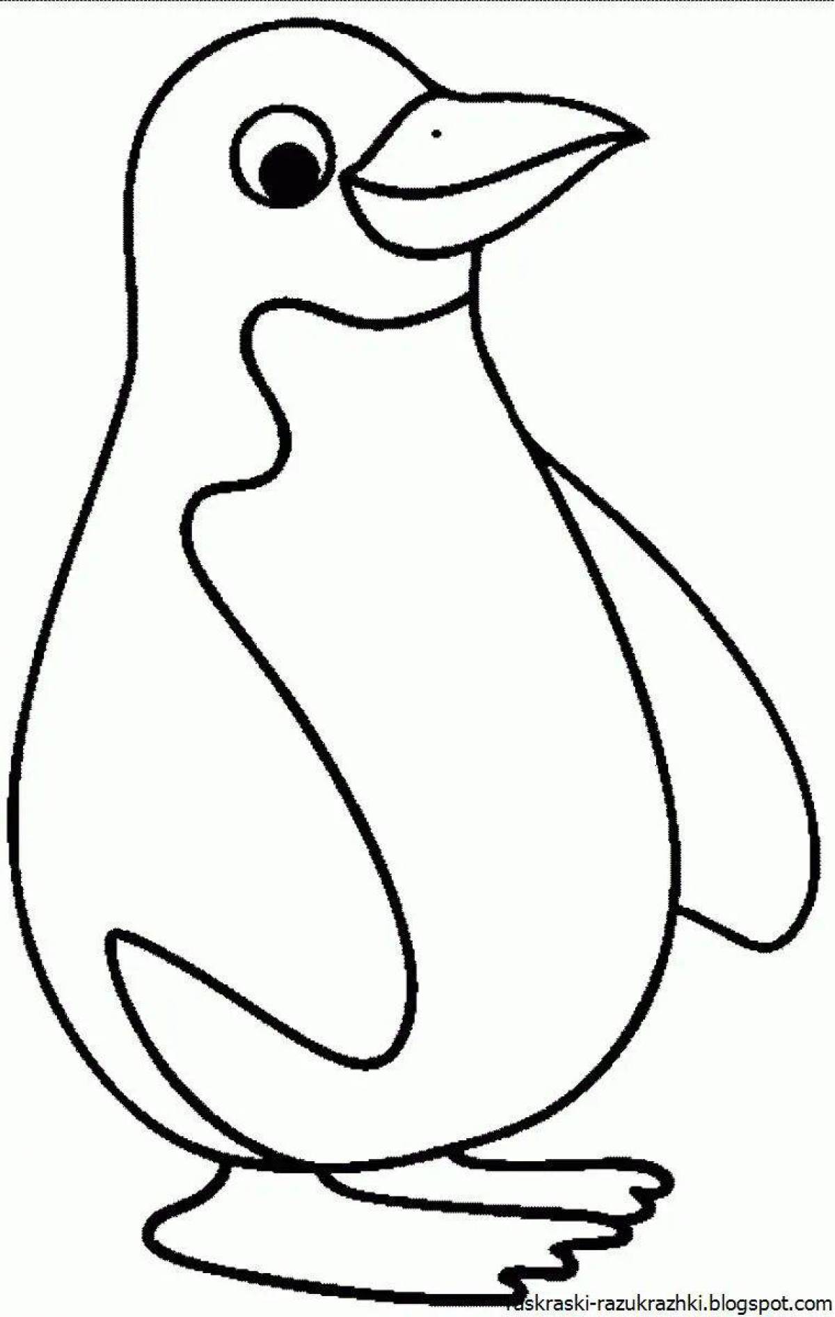 Пингвин для детей 3 4 лет #11