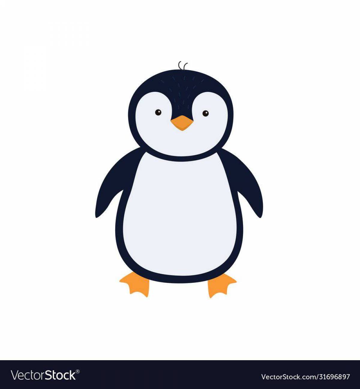 Пингвин для детей 3 4 лет #15