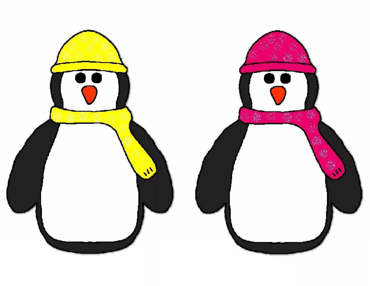 Пингвин для детей 3 4 лет #23