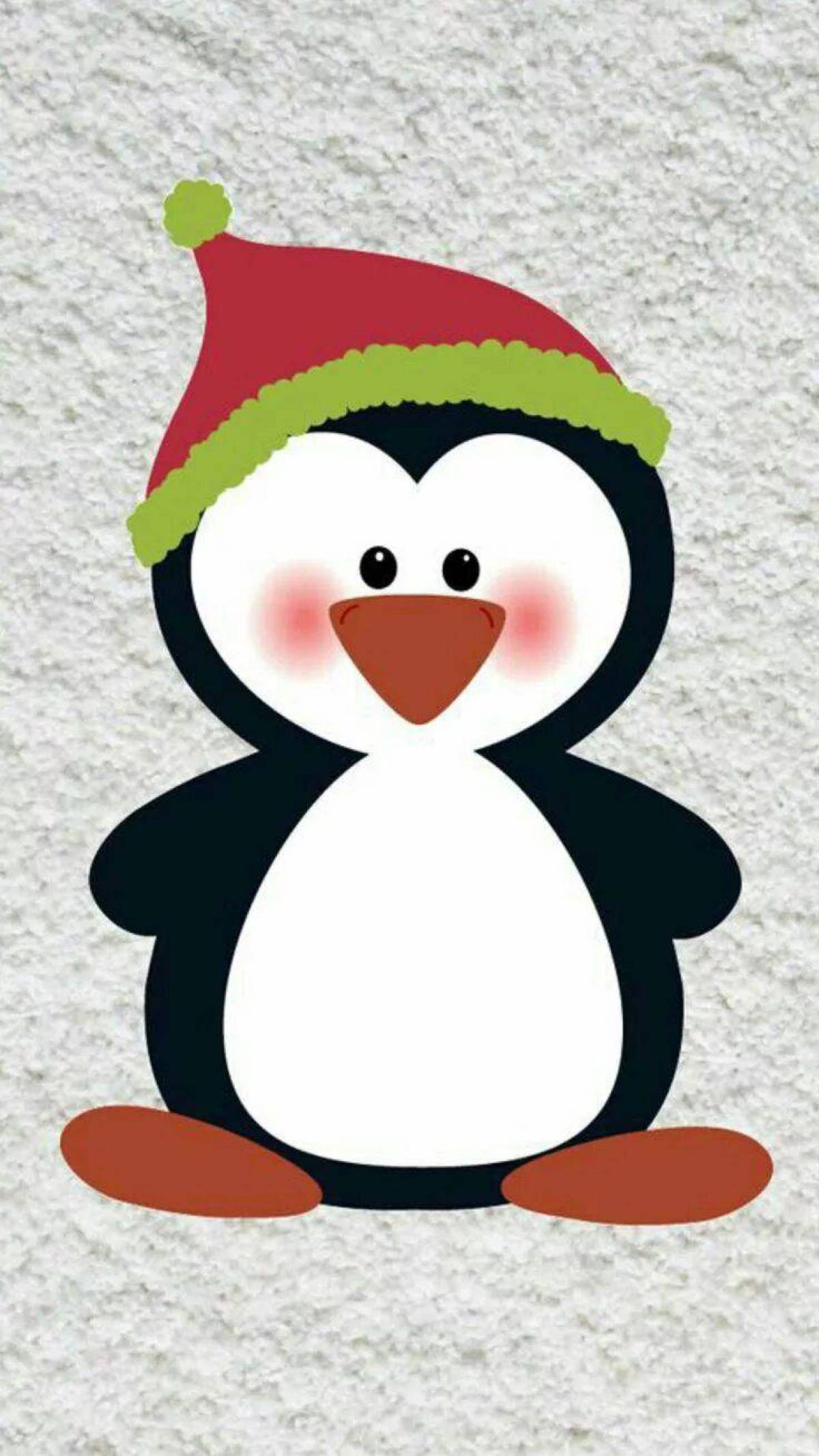 Пингвин для детей 3 4 лет #27