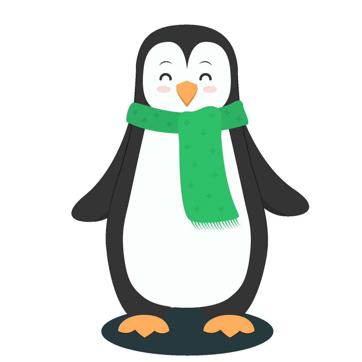 Пингвин для детей 3 4 лет #28