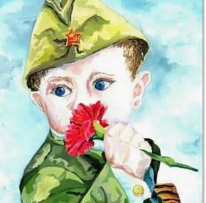 Раскраска открытка солдату #22 #124287