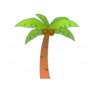 Раскраска пальма для детей #11 #124836