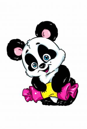 Раскраска панда для детей #5 #124974