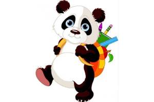 Раскраска панда для детей #7 #124976