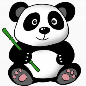 Раскраска панда для детей #10 #124979
