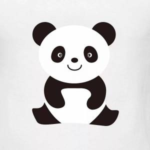Раскраска панда для детей #14 #124983