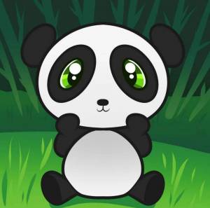 Раскраска панда для детей #22 #124991