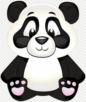 Раскраска панда для детей #28 #124997