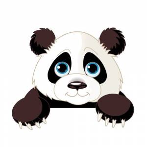 Раскраска панда для детей #31 #125000