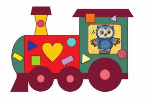 Раскраска паровозик для детей #19 #125348