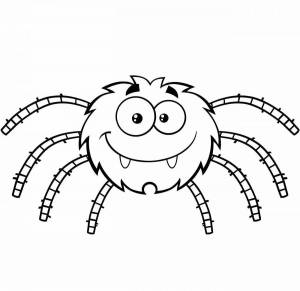 Раскраска паук для детей #24 #125687