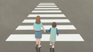 Раскраска пешеходный переход для детей #4 #126881