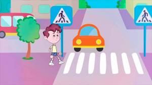Раскраска пешеходный переход для детей #5 #126882