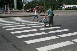 Раскраска пешеходный переход для детей #10 #126887