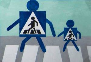 Раскраска пешеходный переход для детей #31 #126908
