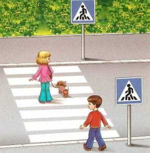 Раскраска пешеходный переход для детей #32 #126909