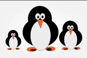 Раскраска пингвин для детей 3 4 лет #7 #127392