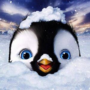 Раскраска пингвиненок #1 #127425