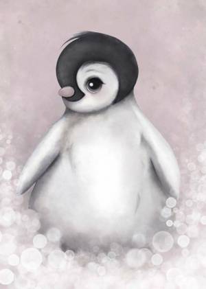 Раскраска пингвиненок #11 #127435