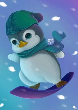 Раскраска пингвиненок #12 #127436