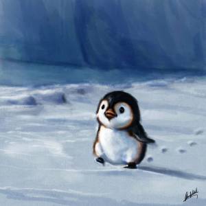 Раскраска пингвиненок #24 #127448