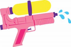 Раскраска пистолет для детей #10 #127703