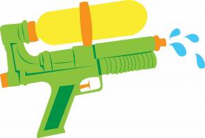 Раскраска пистолет для детей #12 #127705