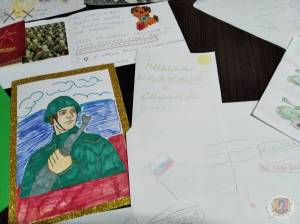 Раскраска письмо солдату для детей #21 #127852