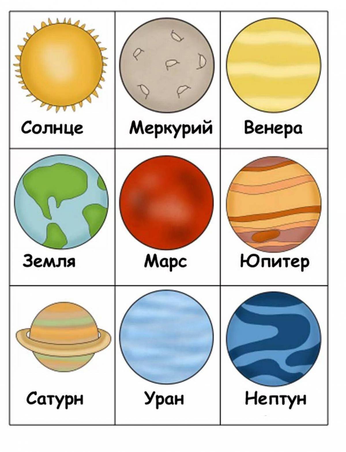 Планеты солнечной системы для детей распечатать. Планеты солнечной системы для детей. Планеты с названием для дошкольников. Карточки планеты солнечной системы. Планеты Солнечная системы д я детей.