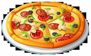 Раскраска пицца для детей #1 #128194