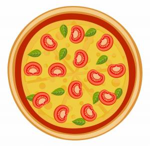 Раскраска пицца для детей #3 #128196