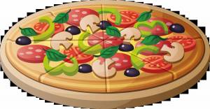 Раскраска пицца для детей #5 #128198