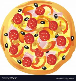 Раскраска пицца для детей #12 #128205