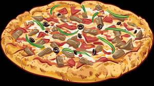 Раскраска пицца для детей #18 #128211