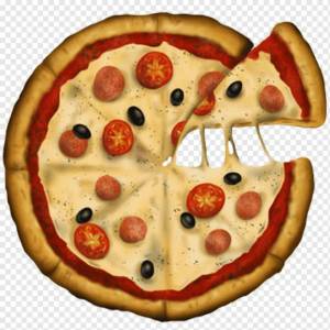 Раскраска пицца для детей #23 #128216