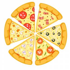 Раскраска пицца для детей #32 #128225