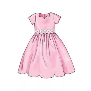 Раскраска платье для детей #3 #128388