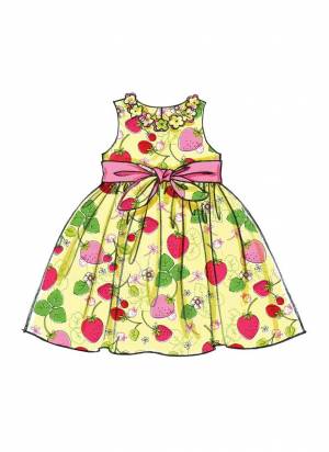 Раскраска платье для детей #11 #128396