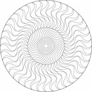 Раскраска по кругу спиралью #10 #128710