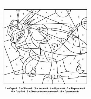 Раскраска по номерам для мальчиков #8 #129847