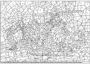 Раскраска по номерам раскрашивать #33 #130257