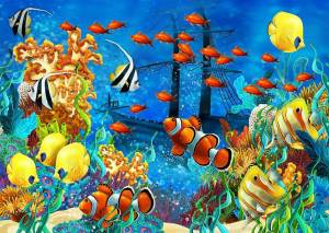 Раскраска подводный мир для детей #2 #131783