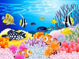 Раскраска подводный мир для детей #13 #131794