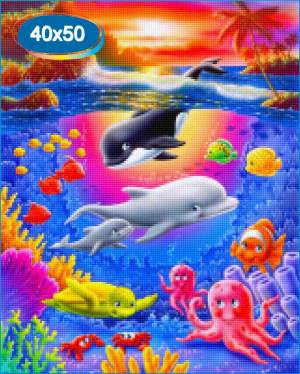 Раскраска подводный мир для детей #15 #131796