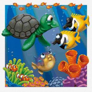 Раскраска подводный мир для детей #17 #131798